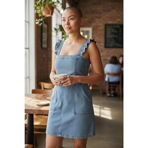 Pre Owned Forever 21 Jean Dress Sz Lg